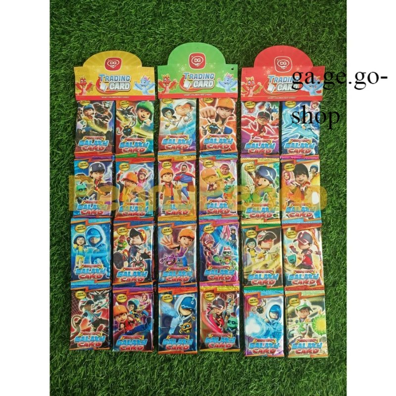Trading Card Boboiboy/ Mainan Kartu Trading Boboiboy Galaxy Card 1 Pack isi 8Pcs Murah ga.ge.go shop