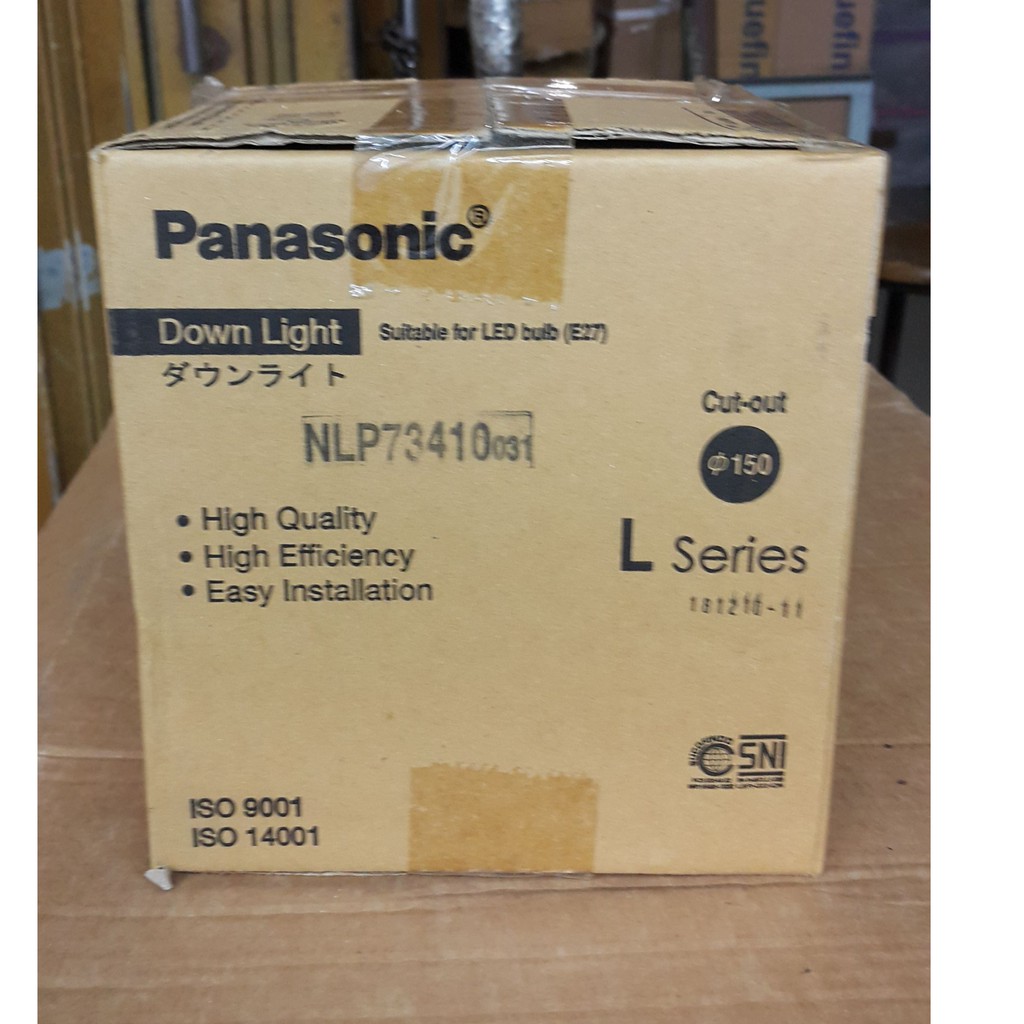 PANASONIC Downlight 5&quot; Putih NLP 73412 ( putih pasir) / NLP 73410 (putih dove)