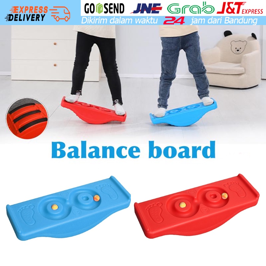 Jual BALANCE BOARD BIG PAPAN KESEIMBANGAN ANAK WOODEN TOYS BALANCING