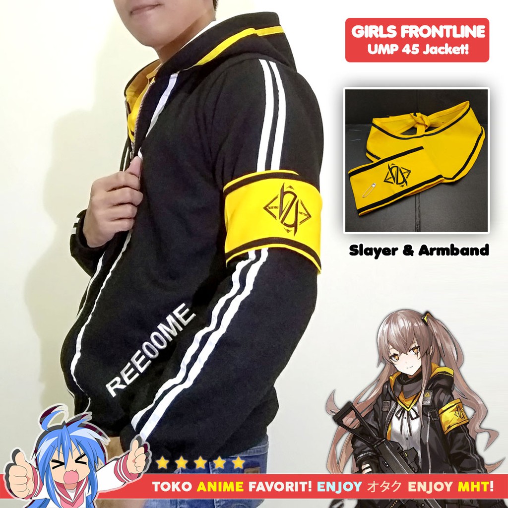 Jaket Hoodie Girls Frontline UMP45 - Kostum Anime Cosplay