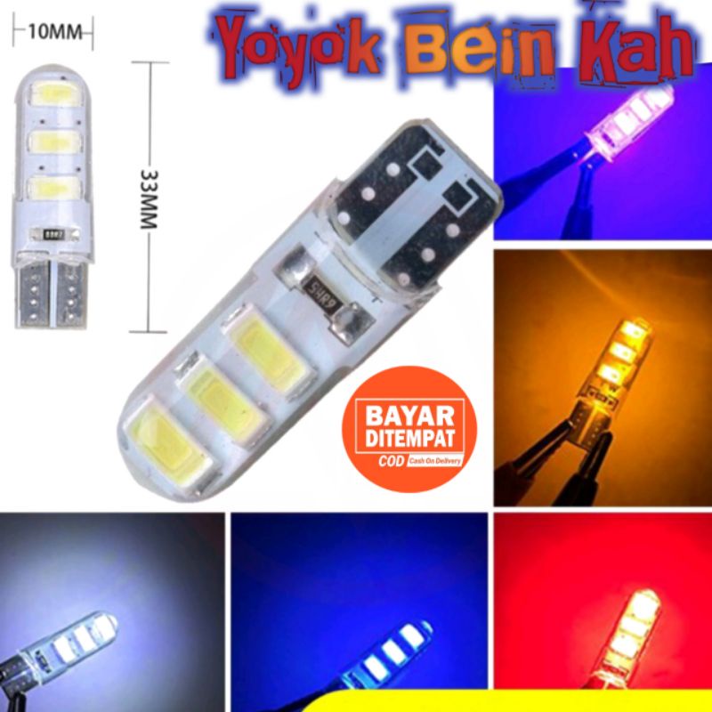 Lampu LED T10 Lapis Jelly