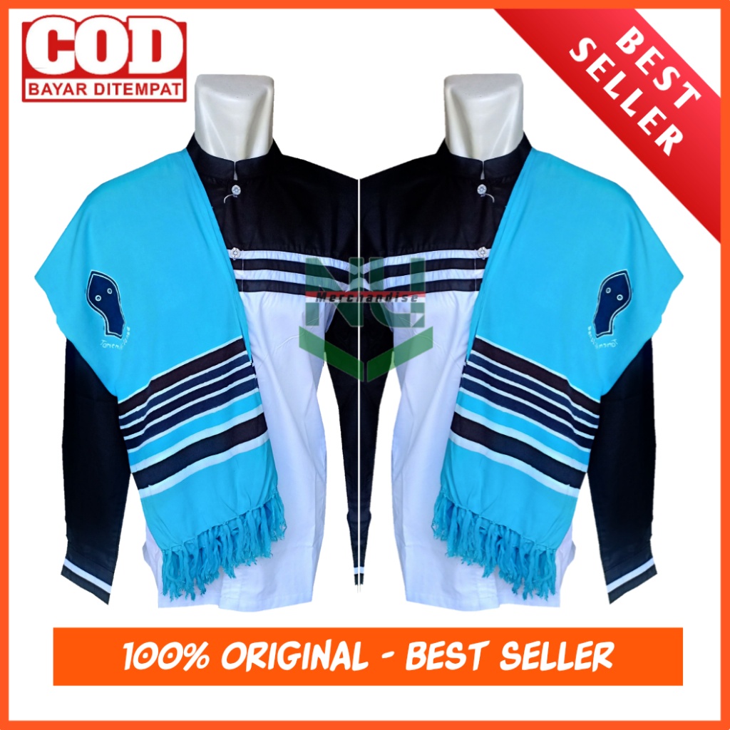 Sorban Rida Terompah Habib Biru Muda FREE ONGKIR / Sorban Habib BEST SELLER / Sorban Majelis Habib S