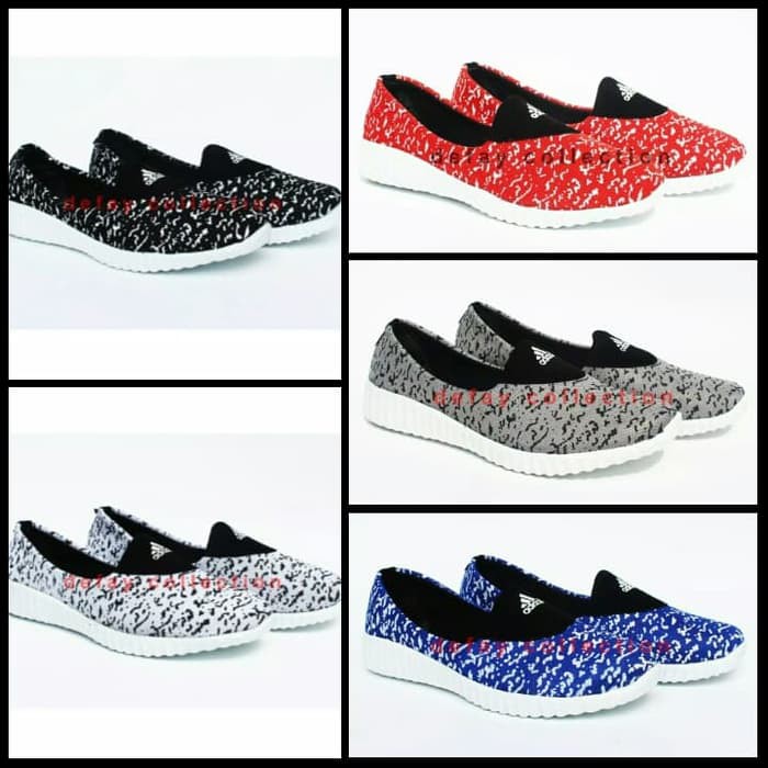 TERKINI SEPATU SANDAL SLIP ON YEZZY BINTIK PRIA WANITA SEPATU SEKOLAH ANAK SMA KEREN