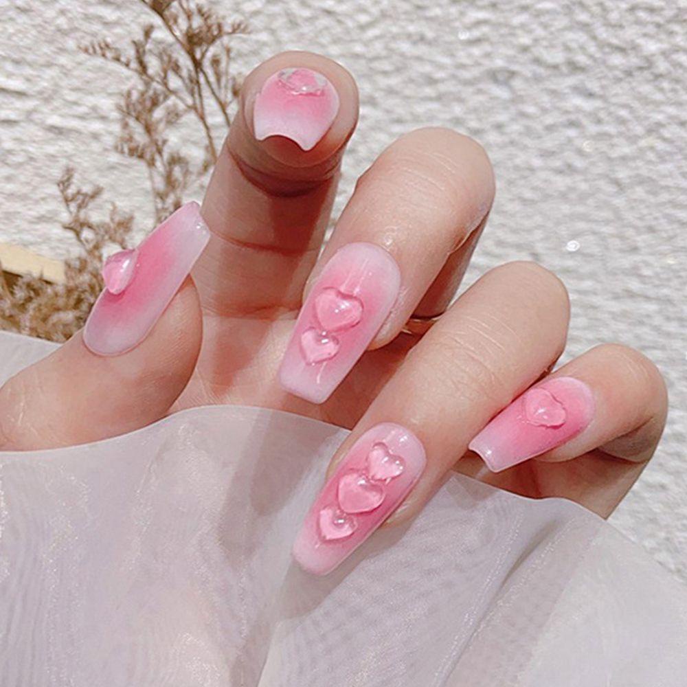 Mxbeauty Charms Kuku 3D Bentuk Hati Untuk Dekorasi Nail Art