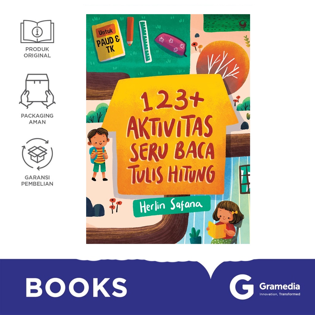 Gramedia Bali - 123+ Aktivtas Seru Baca Tulis Hitung