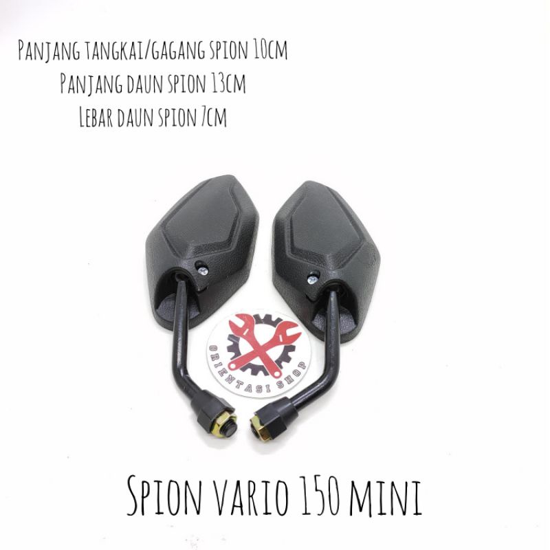 Spion vario 150 mini gagang hitam Universal Honda matic bebek