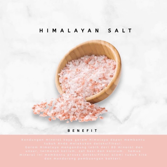 

GFD Organic Paradise Pure Himalayan Salt 1 KG / Garam Himalaya Halus 1 KG