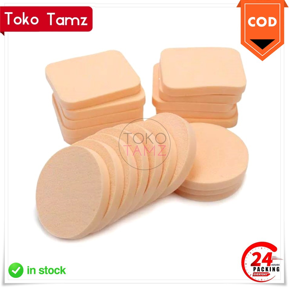 MAKASSAR COD Spon Bedak Make Up Sponge Basah Cushion Shopee tokotamz Online Shop Makassar Toko Tamz