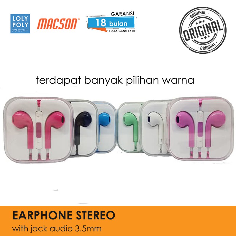 Lolypoly Earphone 164 | Shopee Indonesia