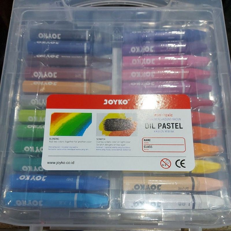 Crayon isi 24 joyko / Squeezy / oil pastel 24 colours