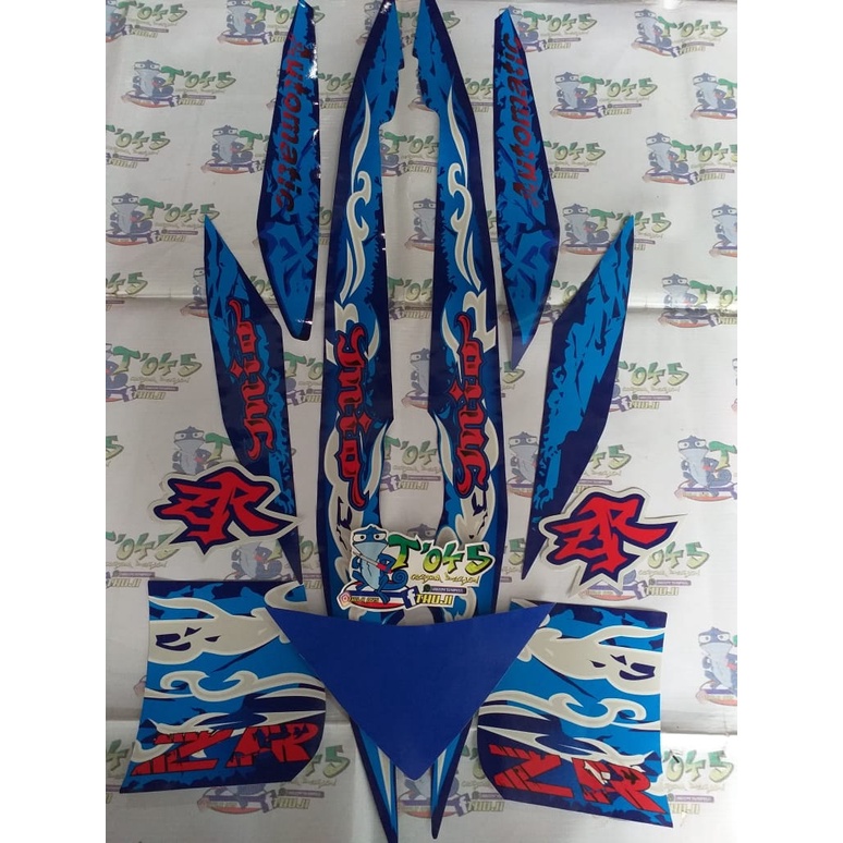 Sticker striping mio soul karbu mx thailand mio dragon