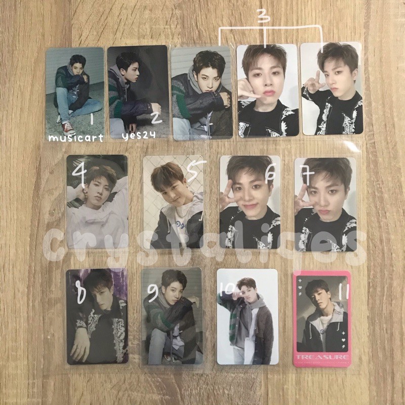 treasure chapter 3 ch 3 junghwan photocard pc musicart muart yes24 ygs ktown