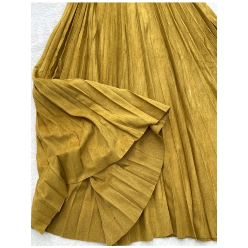 Rok prisket suede LONDON GIRL import panjang 80cm &amp; 95cm | rok prisket suede hitam coksu brown | rok suede import | rok suede premium | rok susun hitam | rok susun premium | rok susun sekat import