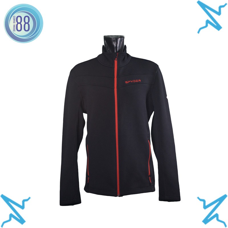 JAKET ORI SPYDER BLACK JACKET OUTDOOR CASUAL JAKET MOTOR OBD SPY01