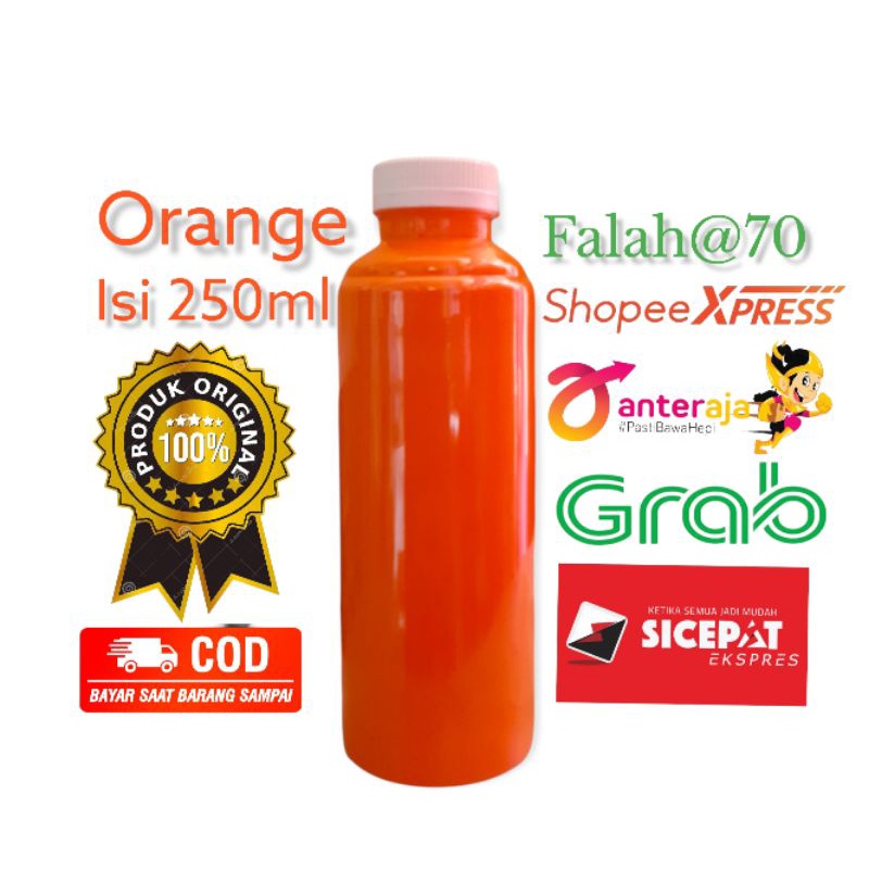 

cat air cat gypsum DLL 250ML Ori Orange lukis mewarnai