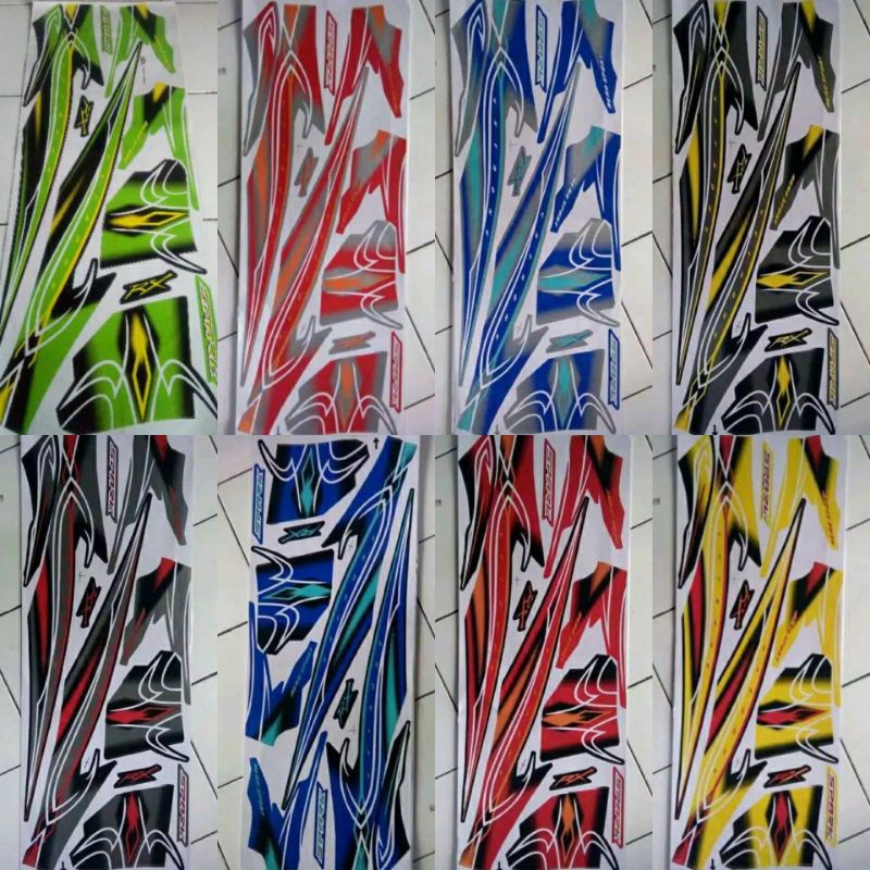 (Bisa COD) Stiker Jupiter Z Striping variasi Yamaha JupiterZ list body Jupiter 2005 2006 2007 2008