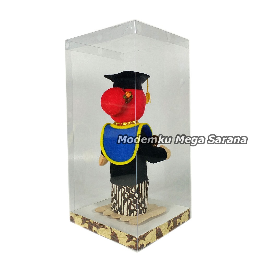 Boneka Wisuda Perempuan Jilbab FTM01 - 24x12x12 cm