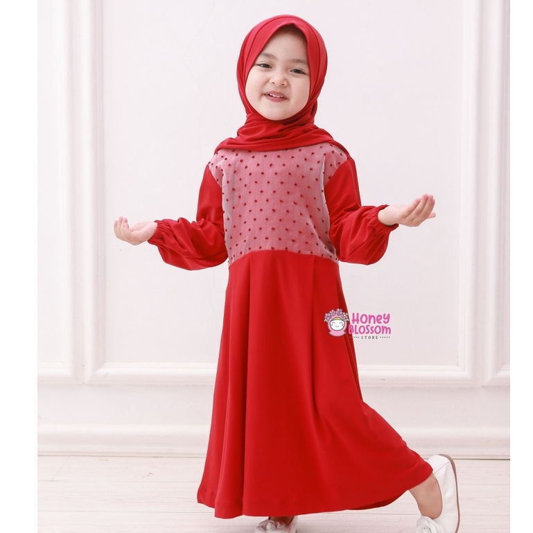 HONEYBLOSSOM gamis bayi polos cantik alesha / gamis bayi perempuan