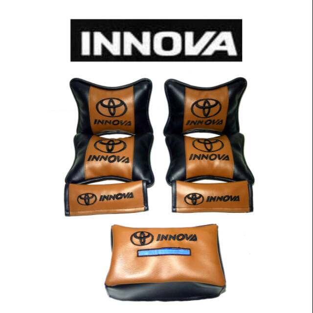 Bantal mobil Innova Headrest mobil sandaran jok  mobil
