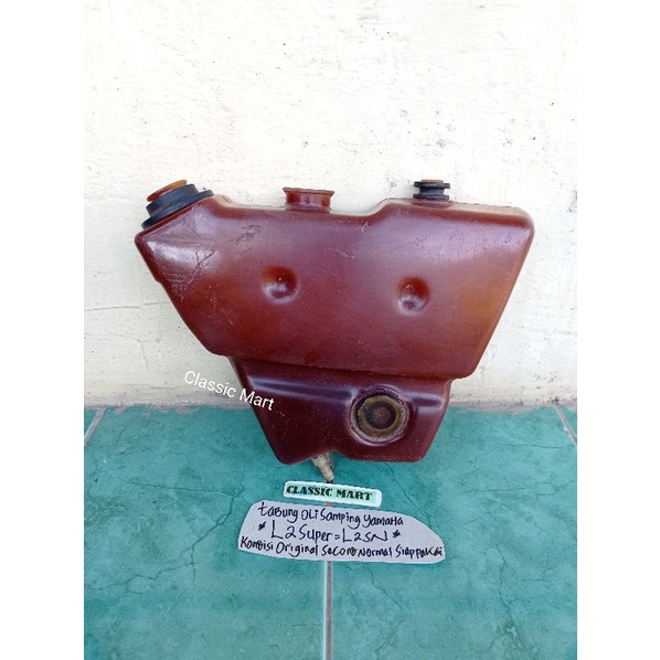 TEMPAT OLI TABUNG TANGKI BOTOL OLI SAMPING YAMAHA L2SN L2SUPER L2 SUPER