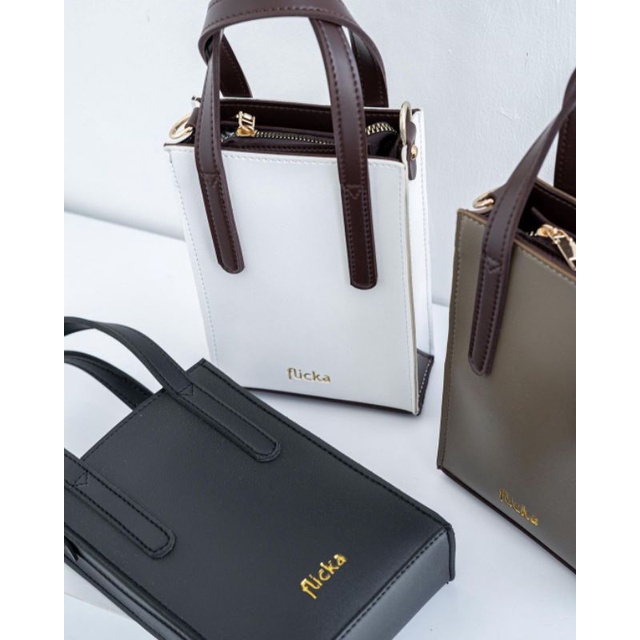 SLING BAG FLICKA KODE AF 55 BLACK