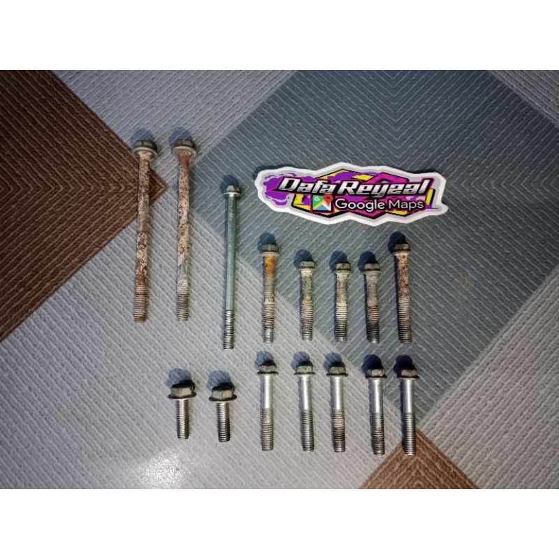 set full baut bak / blok Cvt Mio GT, Mio J, soul GT 115, X-Ride 115 (original copotan motor)