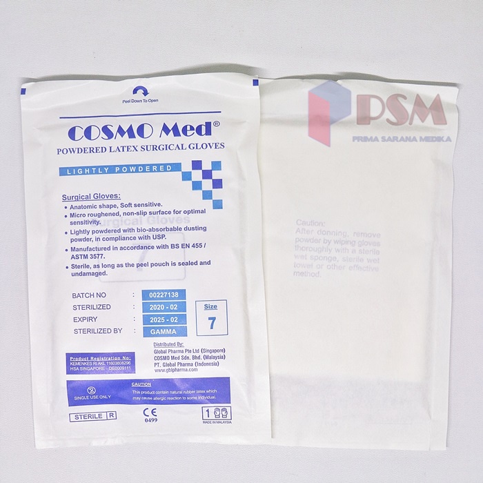 Handscoon Latex Sterile / Sarung Tangan Steril - Cosmomed