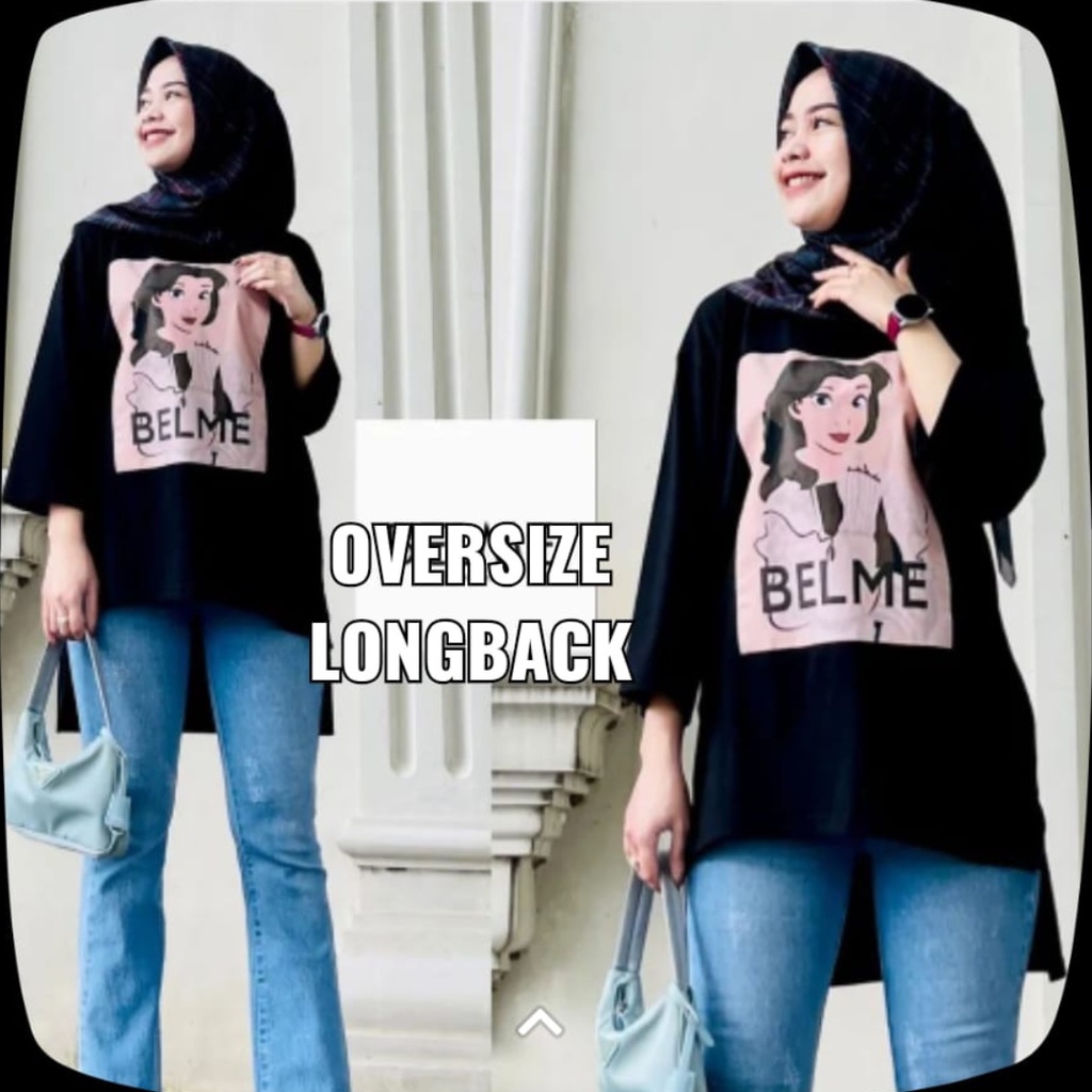 Kaos BELME Oversize Wanita/Oversize Pinguin Style/Oversize Cotton Combad/Oversize Wanita terbaru