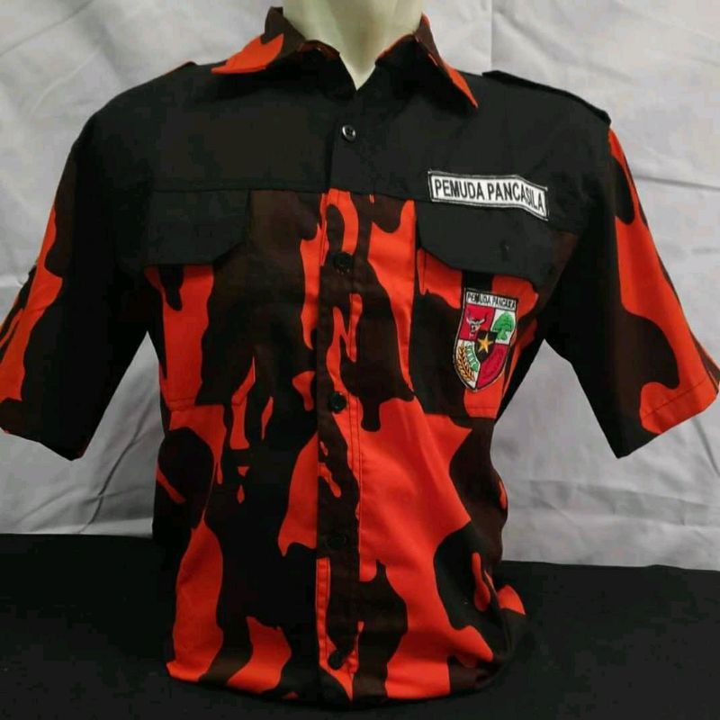 BAJU/KEMEJA PEMUDA PANCASILA KOMBINASI KAMEJA PP TANGAN PENDEK