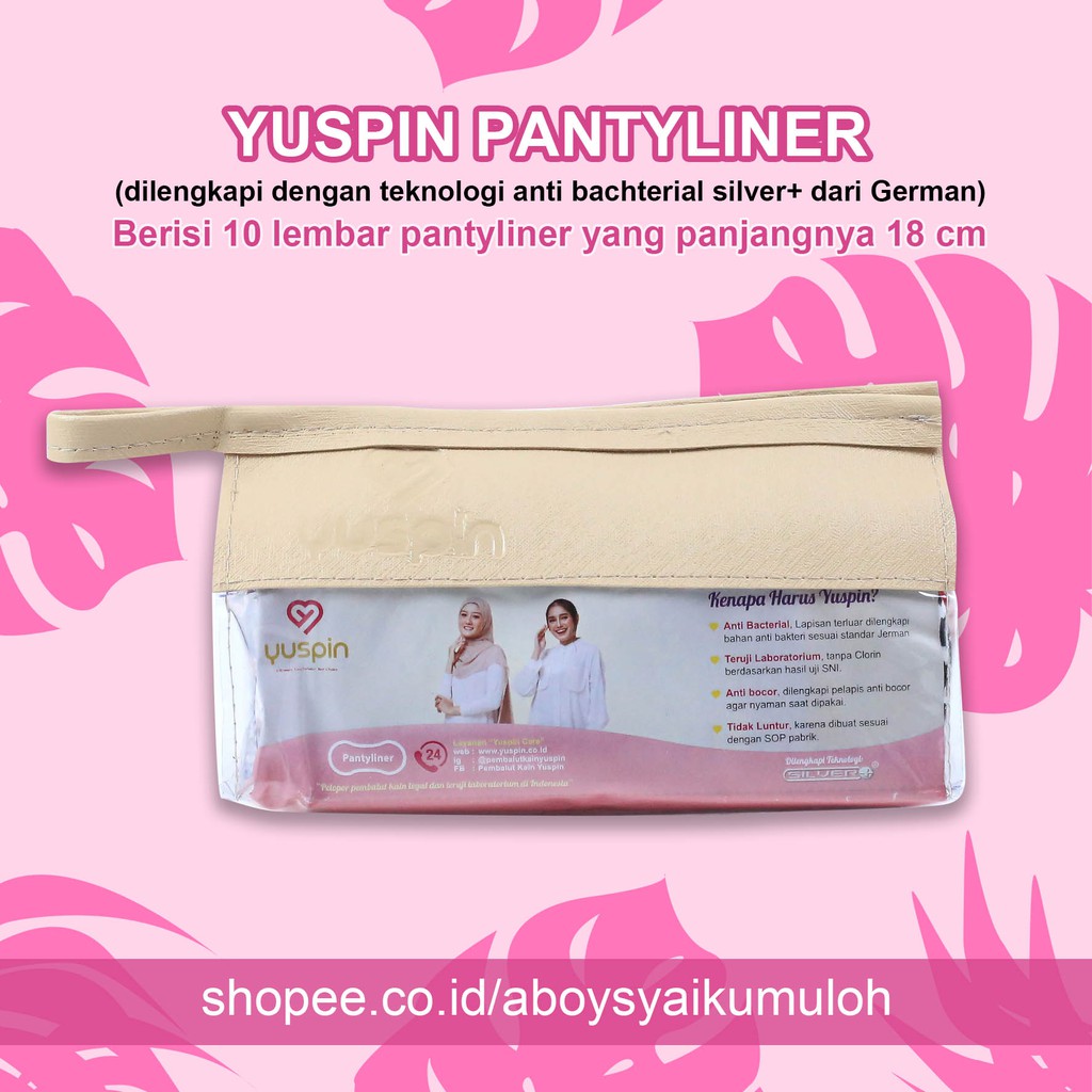 Pantyliner Yuspin Pembalut Kain Pembalut Cuci Ulang Menspad Yuspin