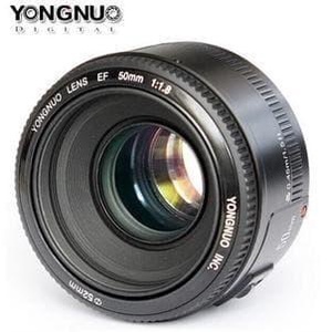 YONGNUO 50MM F1.8 AF CANON + ADAPTER MEIKE MOUNT CANON TO EOS M
