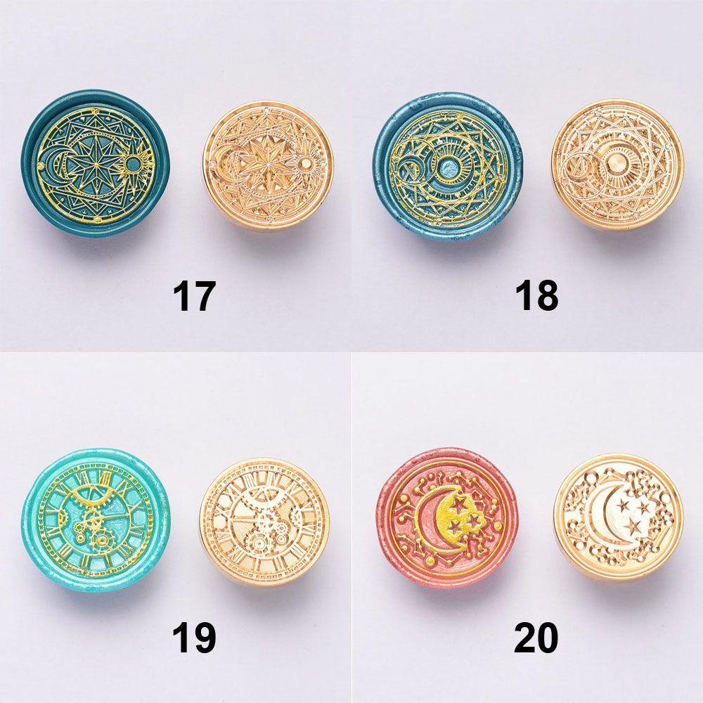 Top Wax Seal Cap Segel Amplop Undangan Pernikahan Festival Tahun Baru Pembungkus Kado Sealing Stamp Head