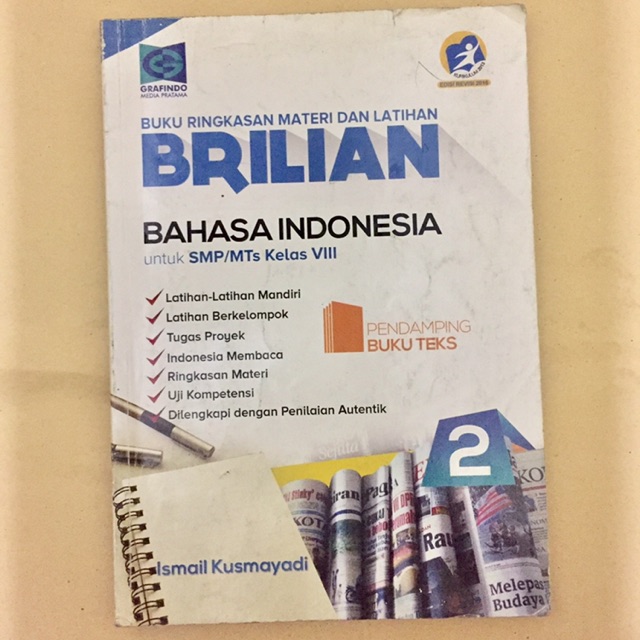 Brilian Bahasa Indonesia Smp Mts Kelas 8 Pendamping Buku Teks Shopee Indonesia