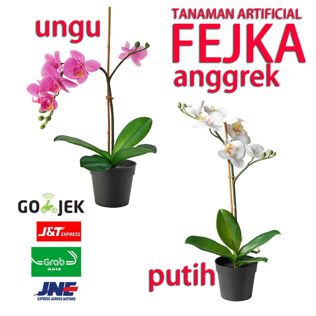 Tanaman ANGGREK artificial / tanaman tiruan / bunga anggrek Artificial