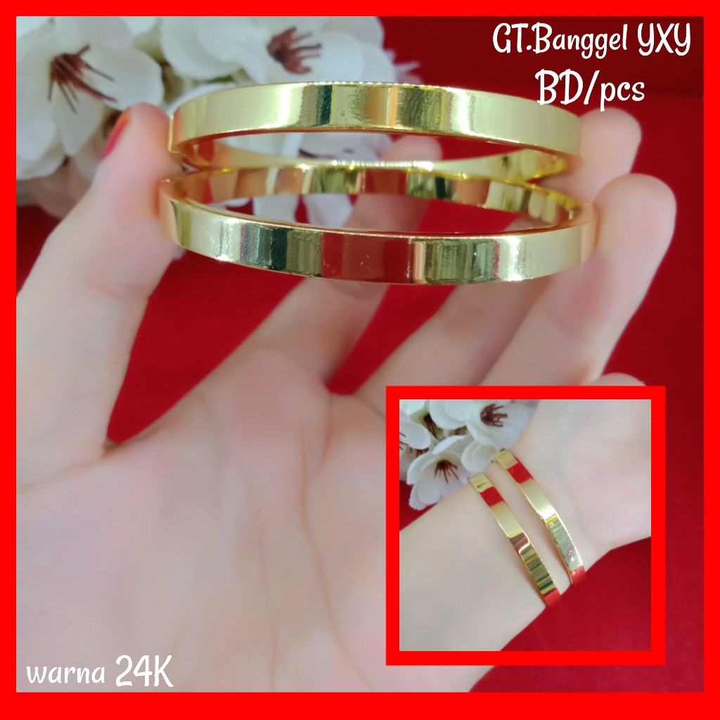GELANG BANGLE POLOS XUPING 24K BERKILAU SEPERTI ASLI