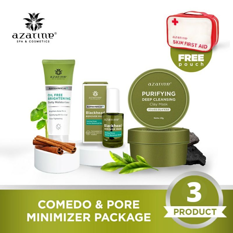Azarine Skin First Aid (Paket Komedo & Pori)