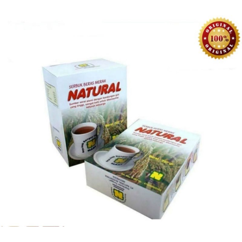 

Natural serbuk beras merah