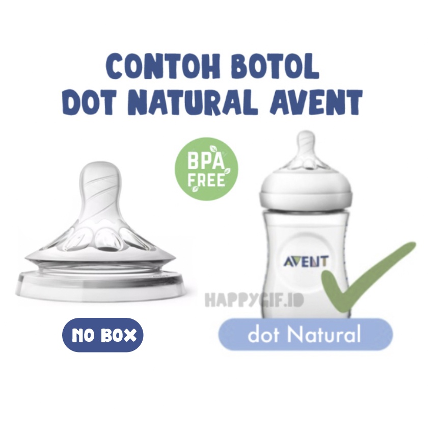 DOT PIGEON PERISTALTIC PLUS WIDE NECK NIPPLE PUTTING Silicone Empeng Silikon BPA free-AVENT ULIR