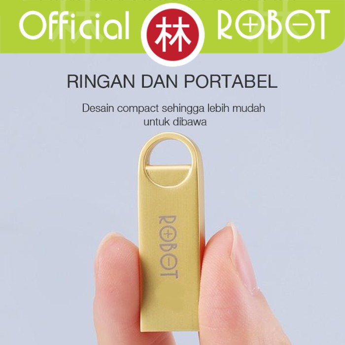 Robot RF304 4GB Flashdisk Metal High Speed &amp; Lightweight USB