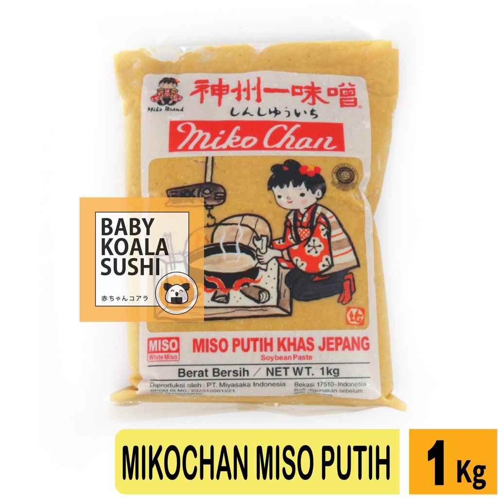 MIKOCHAN Pasta Miso Putih 1 Kg Halal │ Tauco Ala Jepang untuk Sup Miso Soup Ramen Udon