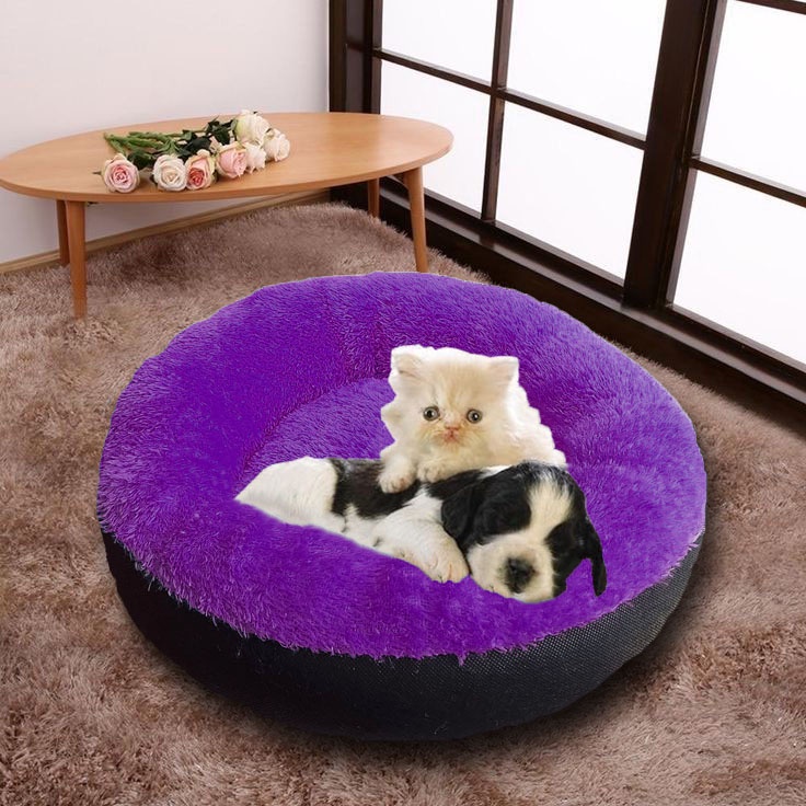 New Kasur Kucing Bulu Bulat/Rumah Kucing Bulat/Cat Bed/Tempat Tidur Kucing/Alas Tidur Kucing/Ranjang Kucing Murah/Perlengkapan Kucing Dan Hewan/Bantal Kucing/Kandang Murah/Tempat Tidur Dan Matras Hewan/Kasur Kucing Bulu Besar/Tempat Tidur Kucing Besar