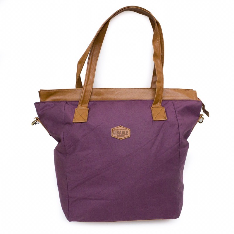 DISABLE Female Bag | Tote Bag Tas Bahu Purple Ungu - FBD 83