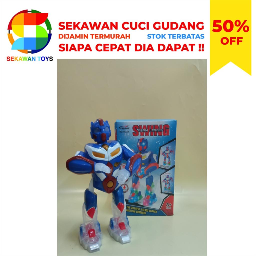 Mainan Robot/Swing Team Leader Sekawan Sale 19