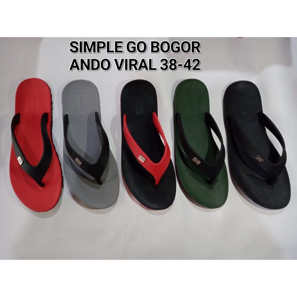 SANDAL JAPIT FLAT PRIA ANDO VIRAL 38-42