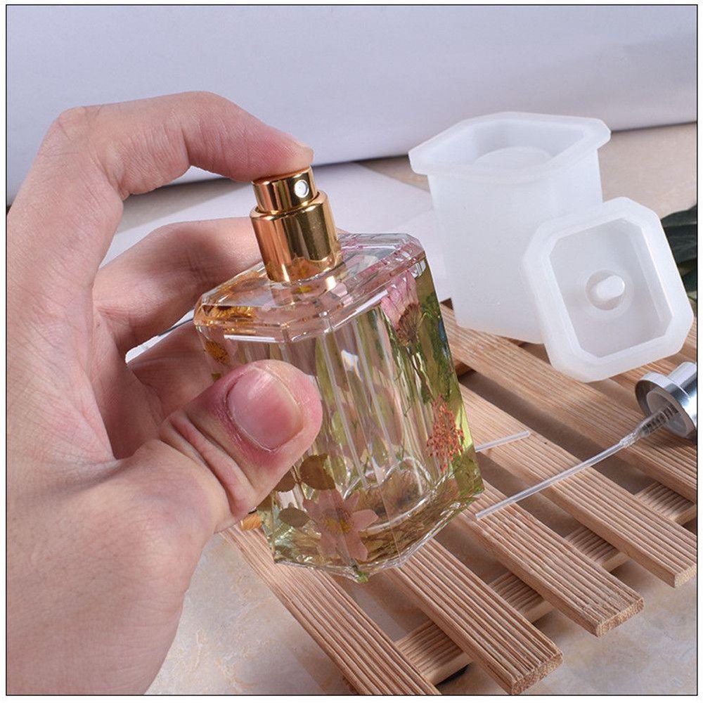 Cetakan Resin Bentuk Botol Parfum Untuk Membuat Perhiasan