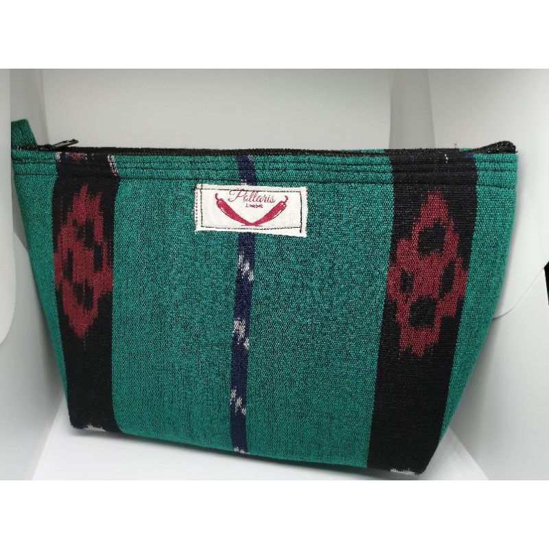 dompet tenun pouch tenun murah meriah, bahan tenun lombok