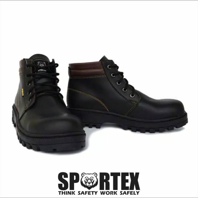 SEPATU SAFETY SEMI BOOTS SPORTEX PRIA TYPE 03 BOOT SAVETY BUT SEPTI BUTS SEVTI BOT SEPTY BOTS SEFTY