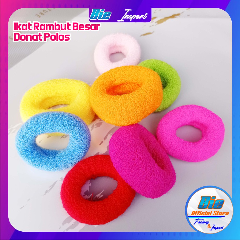 Ikat Rambut Donat Premium Size Besar Tebal Impor Best Seller