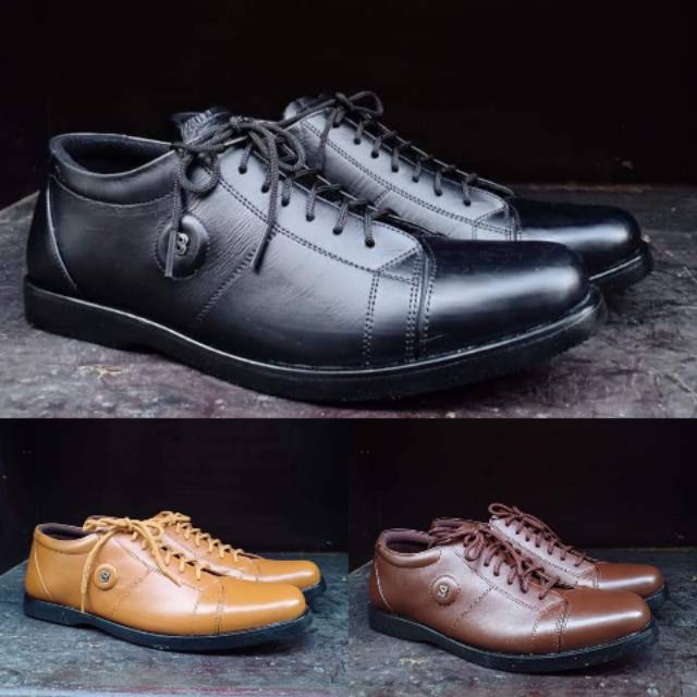 sepatu pantofel tali pria kulit asli sepatu kerja kantor pria kulit asli sepatu tali