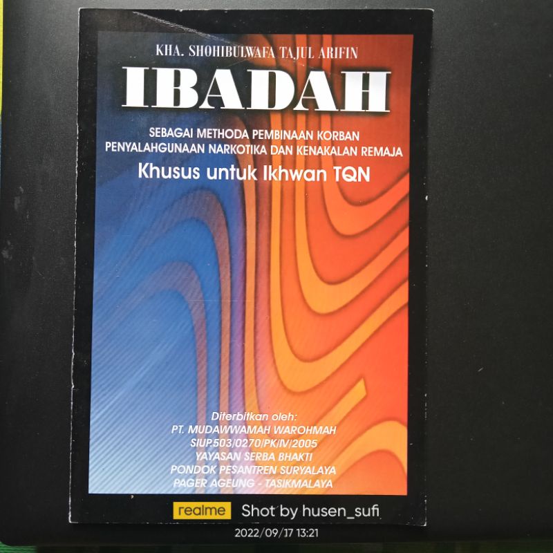 Buku Ibadah TQN || Karya Abah Anom Suryalaya
